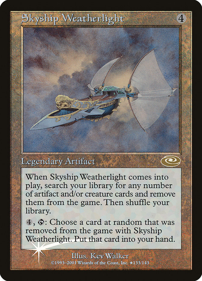 Skyship Weatherlight (Kev Walker) [Planeshift] | Chromatic Games