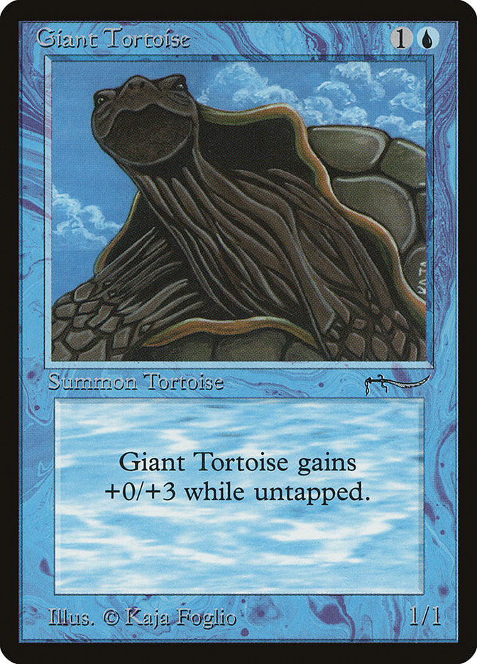 Giant Tortoise (Light Mana Cost) [Arabian Nights] | Chromatic Games