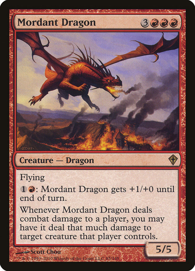 Mordant Dragon [Worldwake] | Chromatic Games