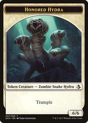 Honored Hydra // Warrior Double-Sided Token [Amonkhet Tokens] | Chromatic Games