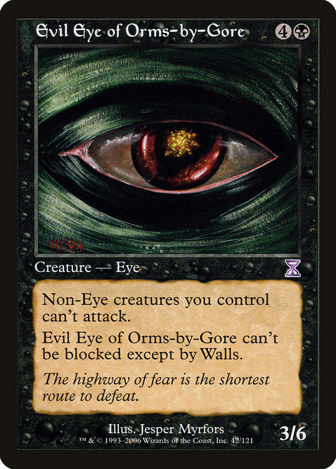 Evil Eye of Orms-by-Gore [Time Spiral Timeshifted] | Chromatic Games