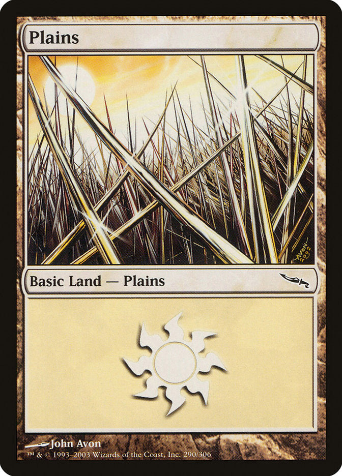 Plains (290) [Mirrodin] | Chromatic Games