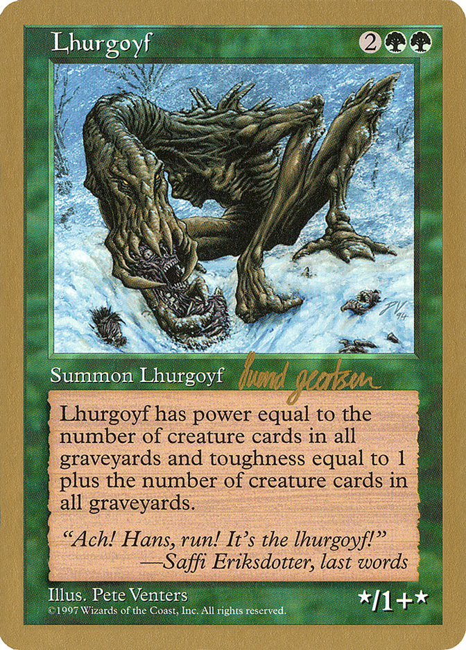 Lhurgoyf (Svend Geertsen) [World Championship Decks 1997] | Chromatic Games