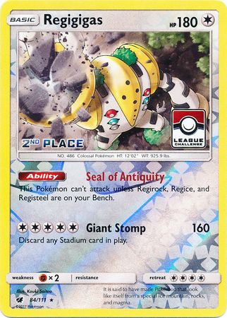 Regigigas (League Promo 2nd Place) [League & Championship Cards] | Chromatic Games