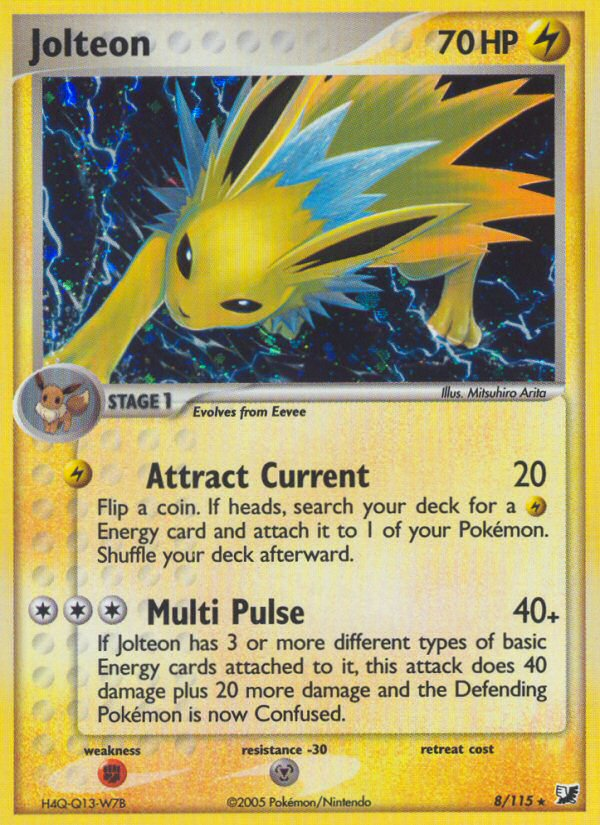 Jolteon (8/115) [EX: Unseen Forces] | Chromatic Games