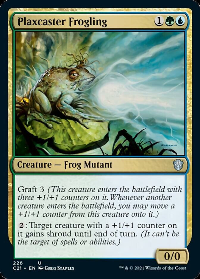 Plaxcaster Frogling [Commander 2021] | Chromatic Games