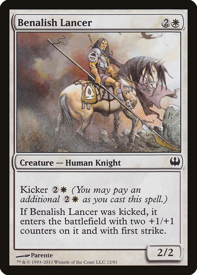 Benalish Lancer [Duel Decks: Knights vs. Dragons] | Chromatic Games