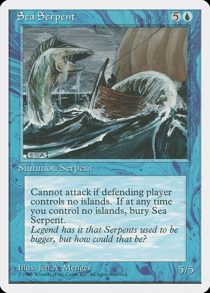 Sea Serpent [Fourth Edition] | Chromatic Games