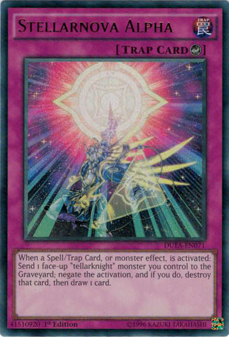Stellarnova Alpha [DUEA-EN071] Ultra Rare | Chromatic Games