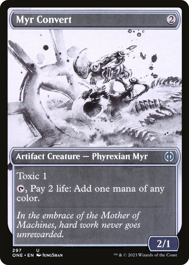 Myr Convert (Showcase Ichor) [Phyrexia: All Will Be One] | Chromatic Games