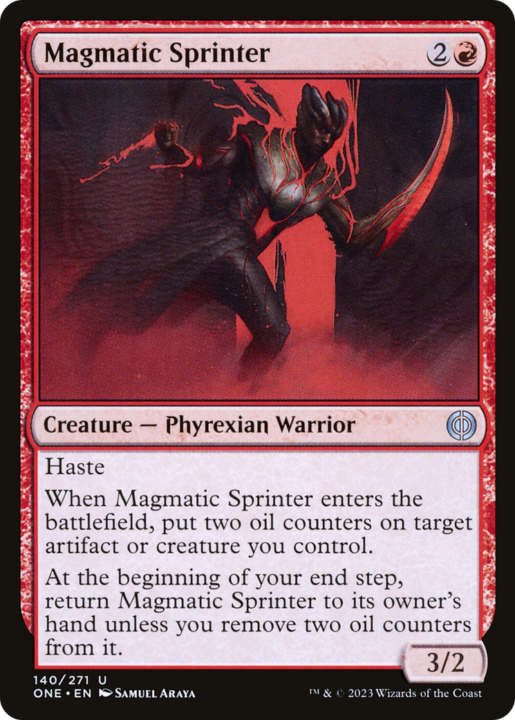 Magmatic Sprinter [Phyrexia: All Will Be One] | Chromatic Games