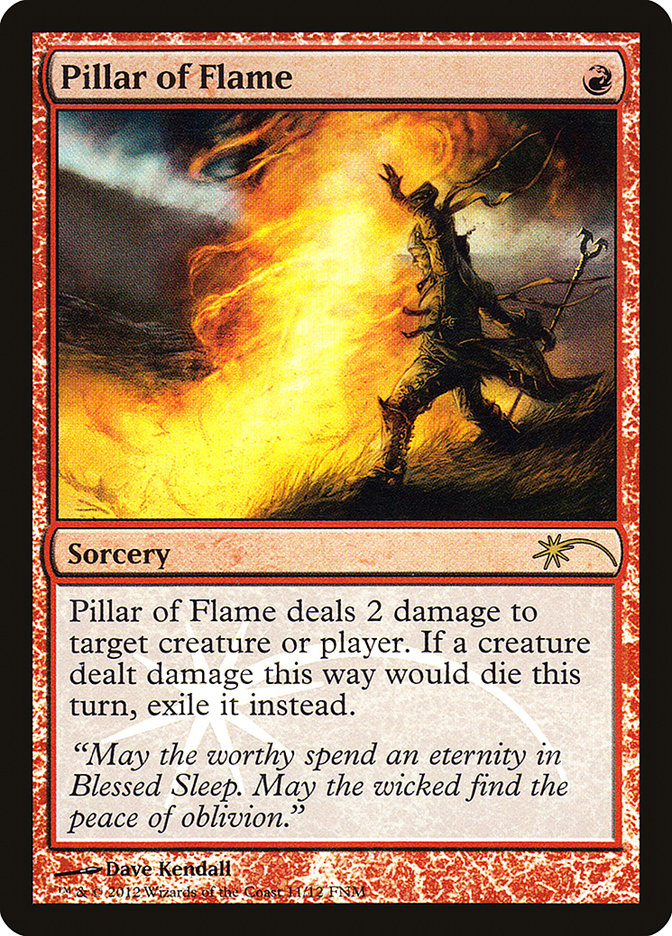 Pillar of Flame [Friday Night Magic 2012] | Chromatic Games