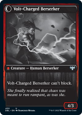 Voltaic Visionary // Volt-Charged Berserker [Innistrad: Double Feature] | Chromatic Games