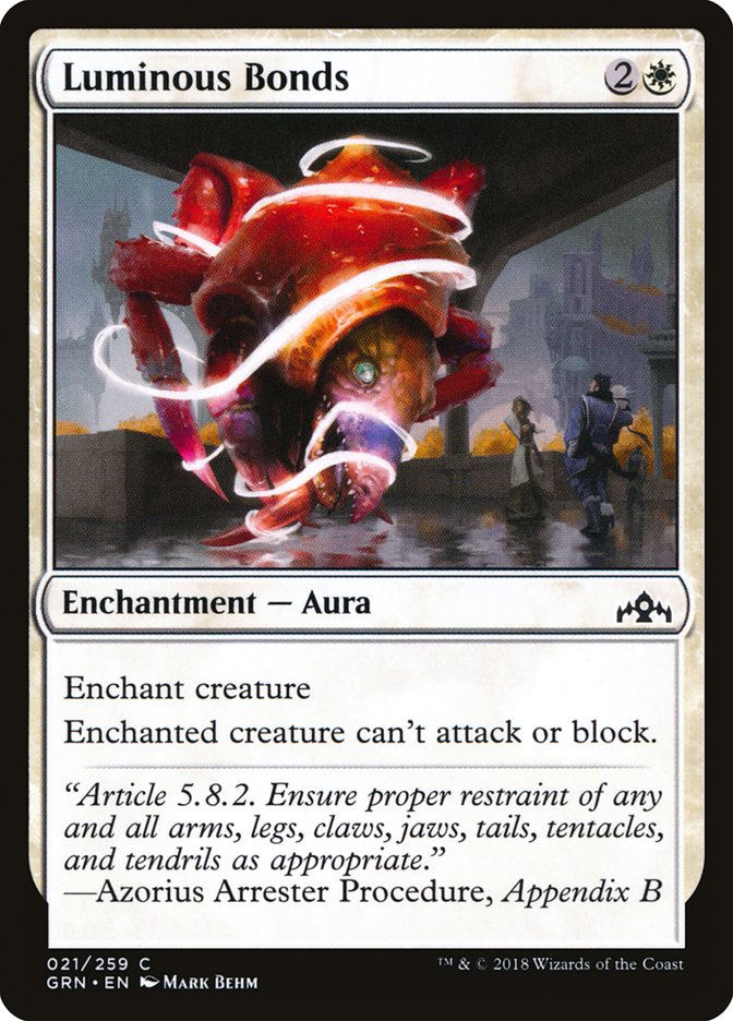 Luminous Bonds [Guilds of Ravnica] | Chromatic Games