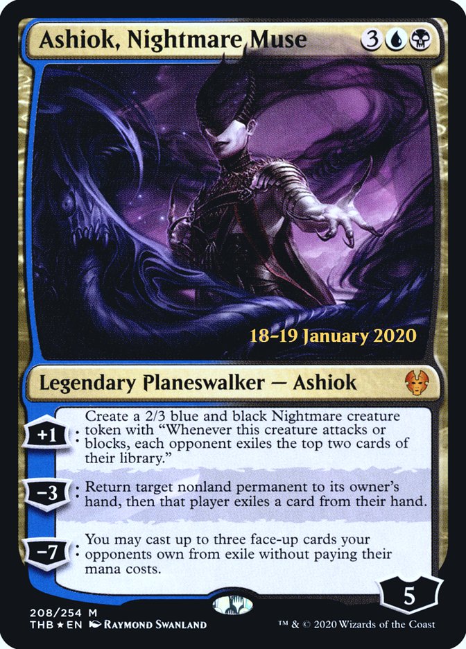 Ashiok, Nightmare Muse [Theros Beyond Death Prerelease Promos] | Chromatic Games