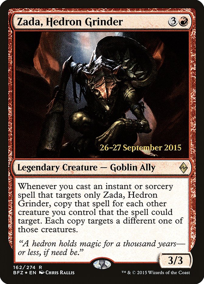 Zada, Hedron Grinder [Battle for Zendikar Prerelease Promos] | Chromatic Games