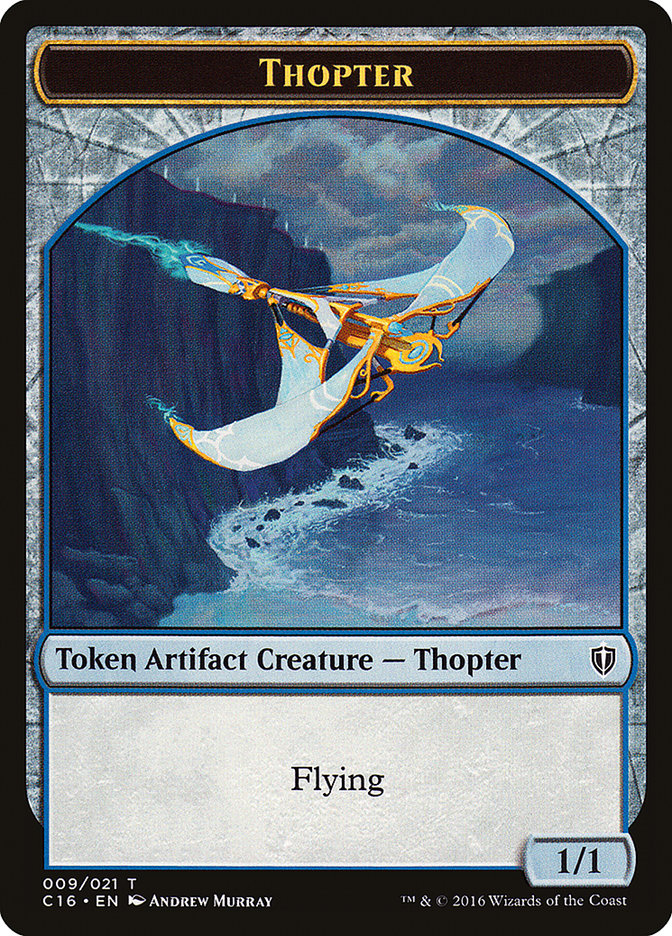 Goat // Thopter Double-Sided Token [Commander 2016 Tokens] | Chromatic Games