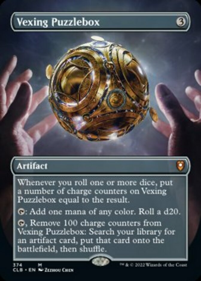 Vexing Puzzlebox (Borderless Alternate Art) [Commander Legends: Battle for Baldur's Gate] | Chromatic Games