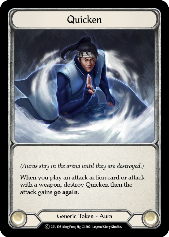 Quicken [U-CRU196] (Crucible of War Unlimited)  Unlimited Rainbow Foil | Chromatic Games