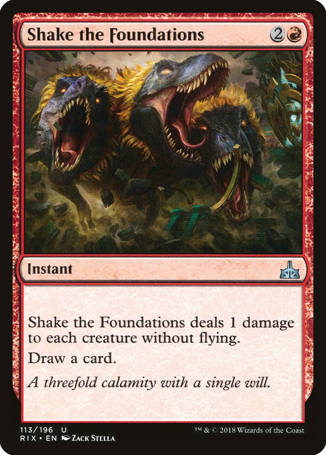 Shake the Foundations [Rivals of Ixalan] | Chromatic Games