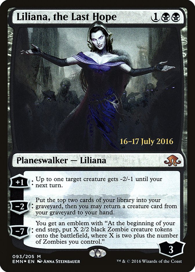 Liliana, the Last Hope [Eldritch Moon Prerelease Promos] | Chromatic Games