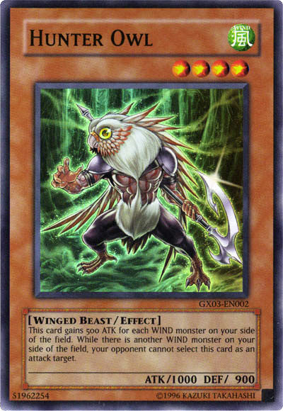 Hunter Owl [GX03-EN002] Super Rare | Chromatic Games