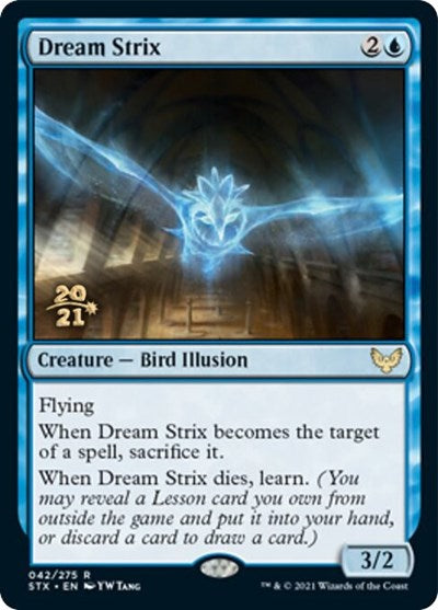 Dream Strix [Strixhaven: School of Mages Prerelease Promos] | Chromatic Games