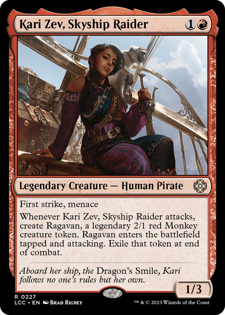 Kari Zev, Skyship Raider [The Lost Caverns of Ixalan Commander] | Chromatic Games