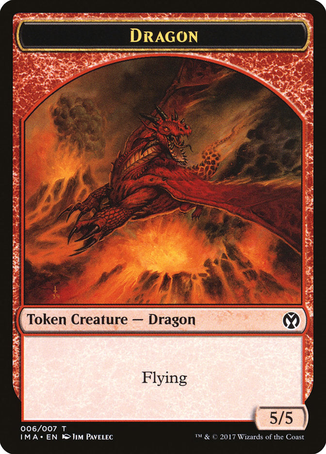 Dragon Token (006/007) [Iconic Masters Tokens] | Chromatic Games