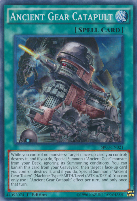 Ancient Gear Catapult [SR03-EN021] Super Rare | Chromatic Games