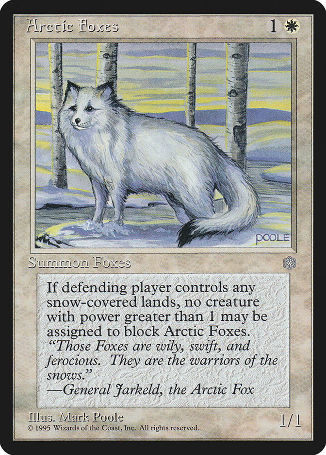 Arctic Foxes [Ice Age] | Chromatic Games