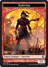 Survivor // Myr (023) Double-Sided Token [Commander 2018 Tokens] | Chromatic Games