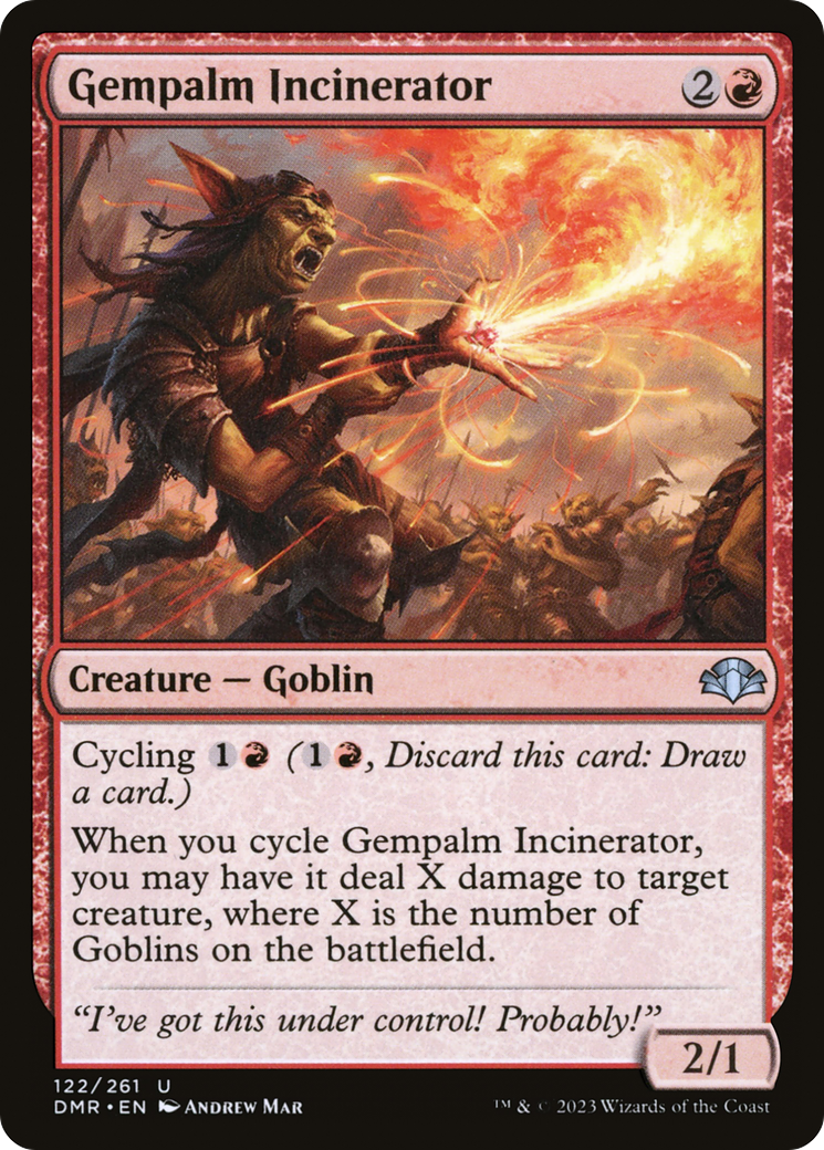 Gempalm Incinerator [Dominaria Remastered] | Chromatic Games