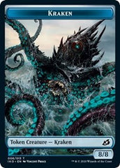 Kraken // Human Soldier (005) Double-Sided Token [Ikoria: Lair of Behemoths Tokens] | Chromatic Games