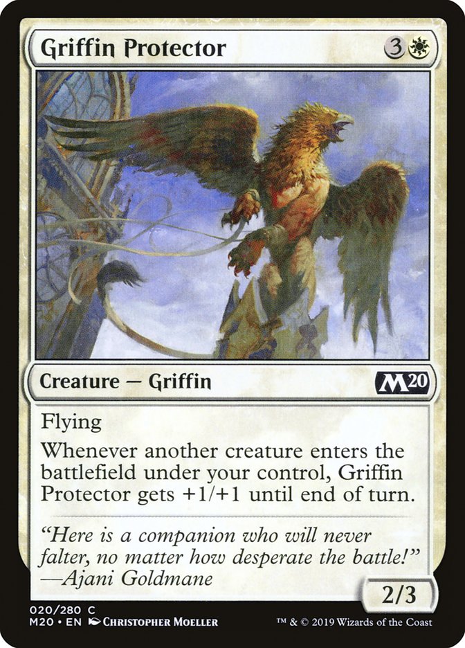 Griffin Protector [Core Set 2020] | Chromatic Games