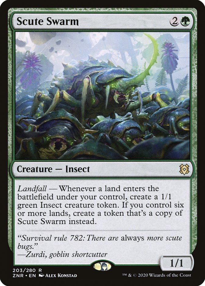 Scute Swarm [Zendikar Rising] | Chromatic Games