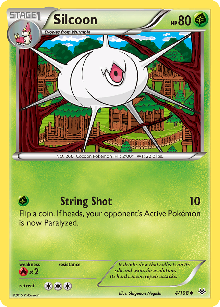 Silcoon (4/108) [XY: Roaring Skies] | Chromatic Games