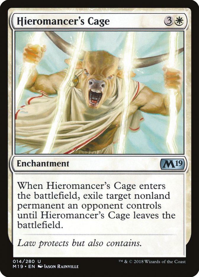 Hieromancer's Cage [Core Set 2019] | Chromatic Games