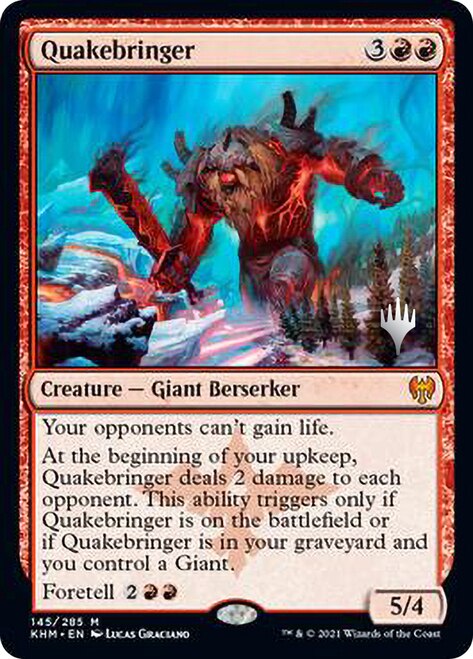 Quakebringer (Promo Pack) [Kaldheim Promos] | Chromatic Games