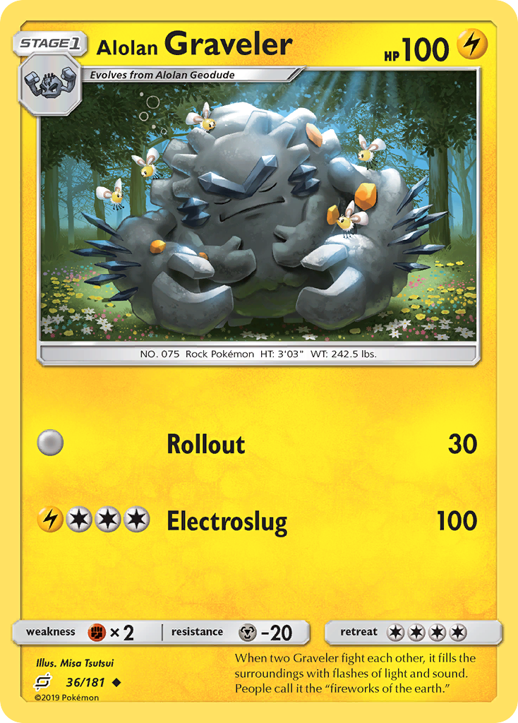 Alolan Graveler (36/181) [Sun & Moon: Team Up] | Chromatic Games