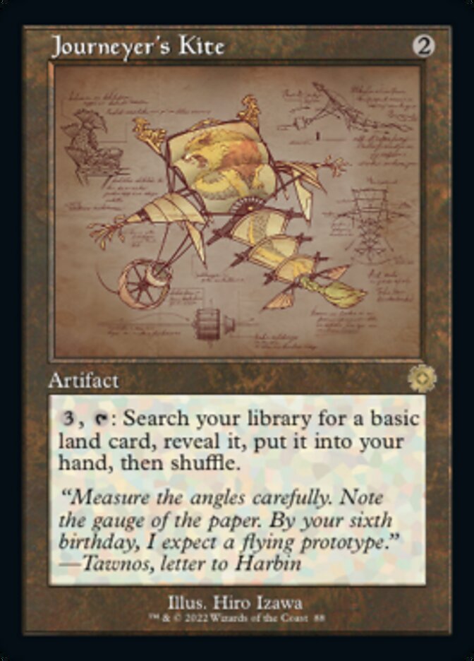 Journeyer's Kite (Retro Schematic) [The Brothers' War Retro Artifacts] | Chromatic Games