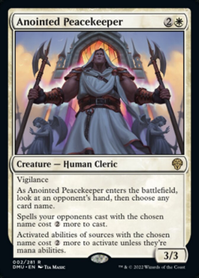 Anointed Peacekeeper [Dominaria United] | Chromatic Games