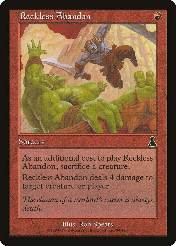 Reckless Abandon [Urza's Destiny] | Chromatic Games