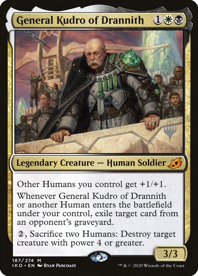 General Kudro of Drannith (Promo Pack) [Ikoria: Lair of Behemoths Promos] | Chromatic Games