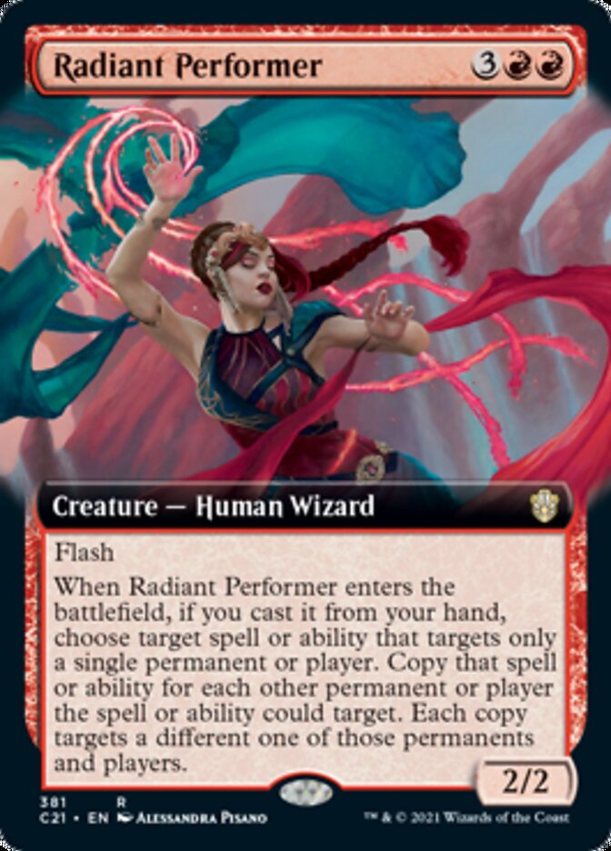 Radiant Performer (Extended Art) [Commander 2021] | Chromatic Games