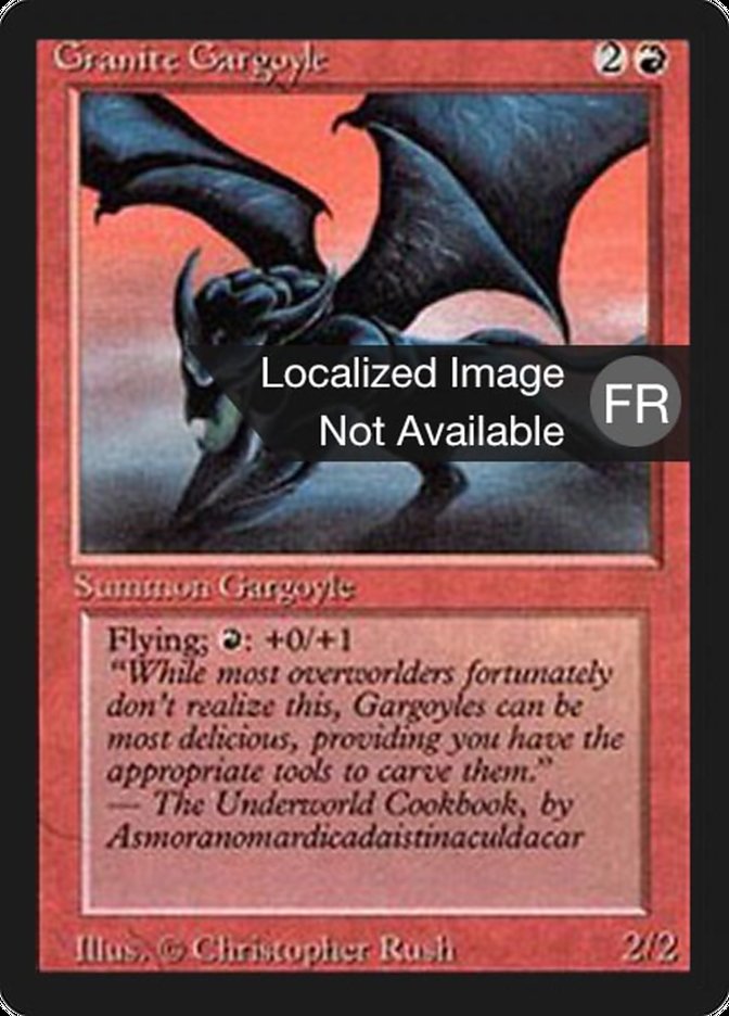 Granite Gargoyle [Foreign Black Border] | Chromatic Games