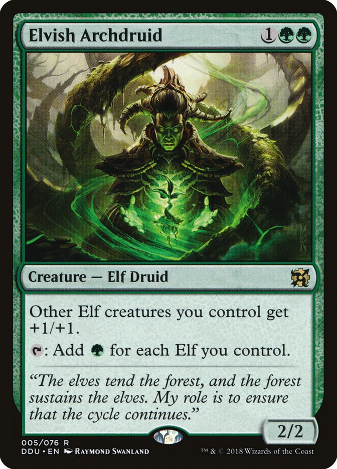 Elvish Archdruid [Duel Decks: Elves vs. Inventors] | Chromatic Games