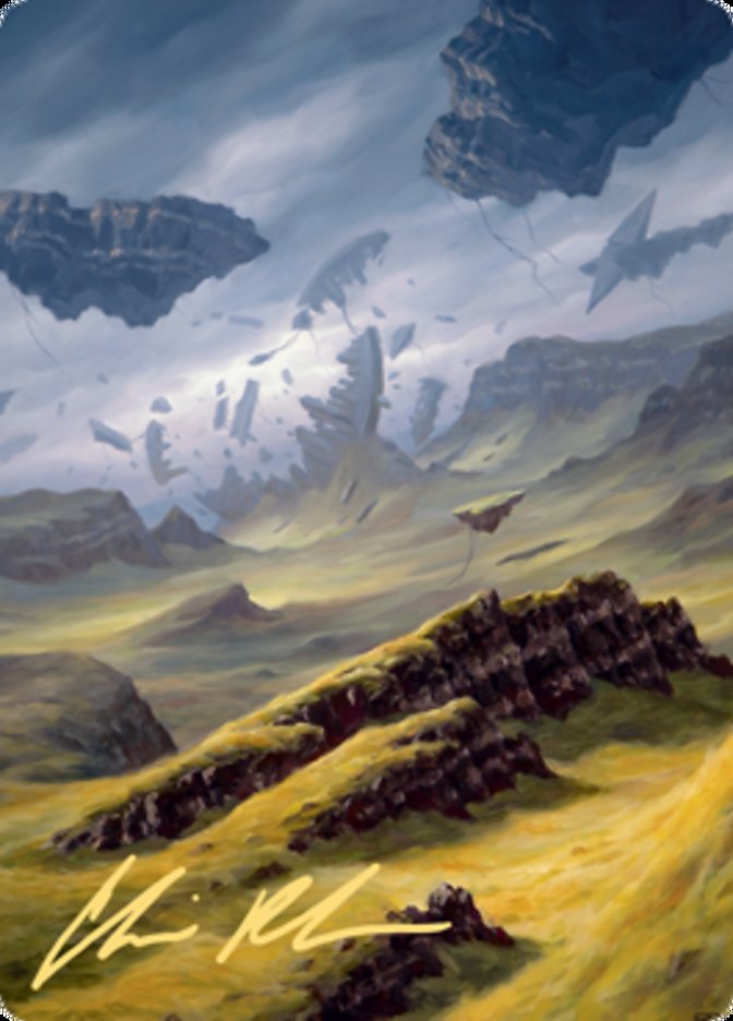 Plains 3 Art Card (Gold-Stamped Signature) [Zendikar Rising Art Series] | Chromatic Games