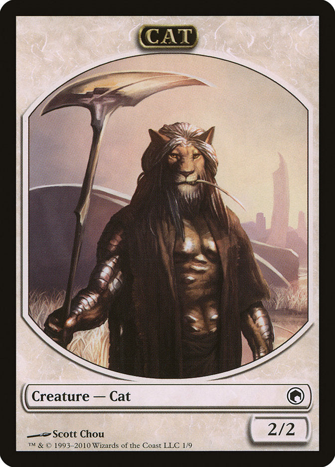 Cat Token [Scars of Mirrodin Tokens] | Chromatic Games