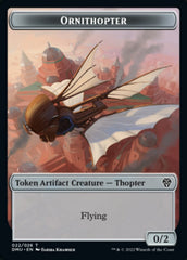 Soldier // Ornithopter Double-Sided Token [Dominaria United Tokens] | Chromatic Games